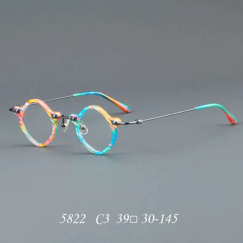 Logan Retro Geometric Glasses Frame