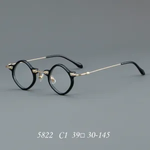 Logan Retro Geometric Glasses Frame