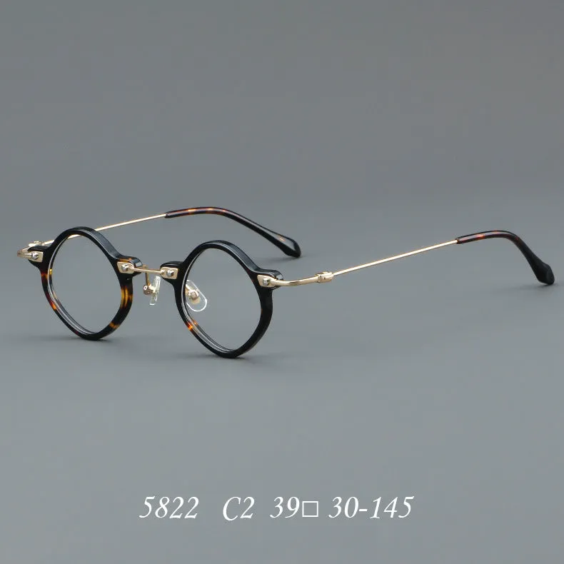Logan Retro Geometric Glasses Frame