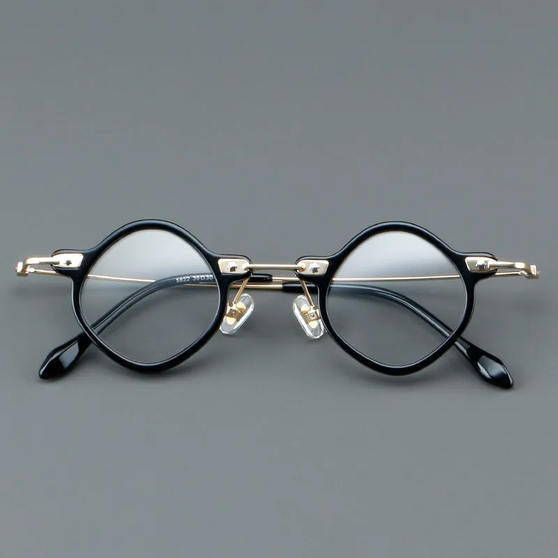 Logan Retro Geometric Glasses Frame
