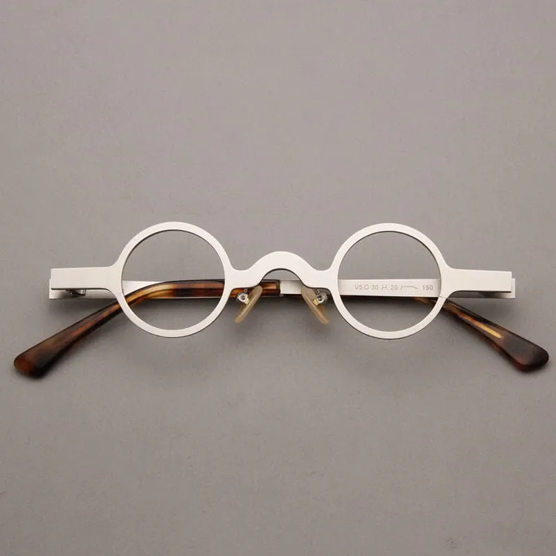 Marc Retro Small Round Glasses Frame