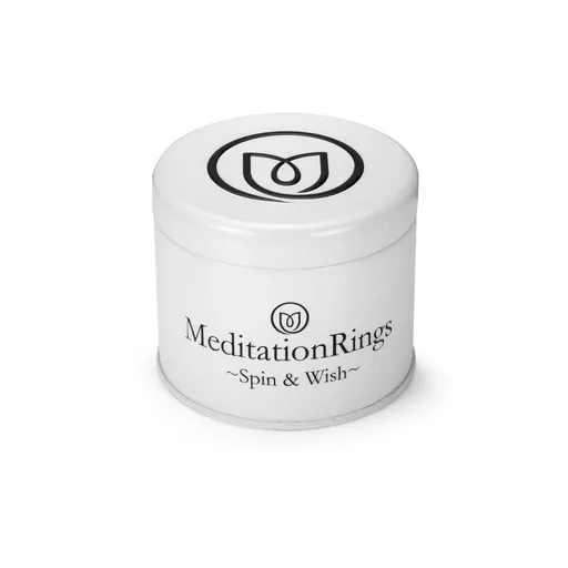 Meditation Ring Hailey Sterling Silver Leaf Pattern Spinning Band