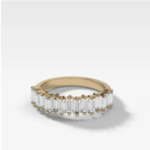 Midi Baguette Diamond Wedding Band