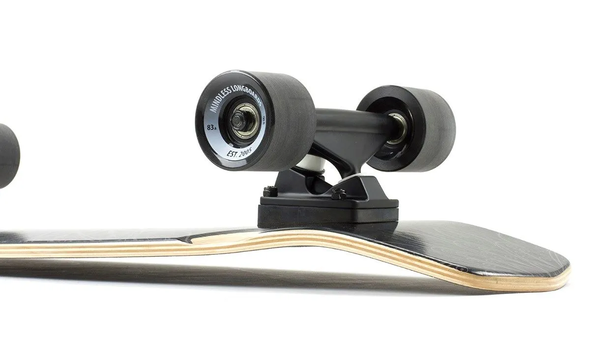 Mindless Mandala Black Cruiser Skateboard - 8.125" x 28"