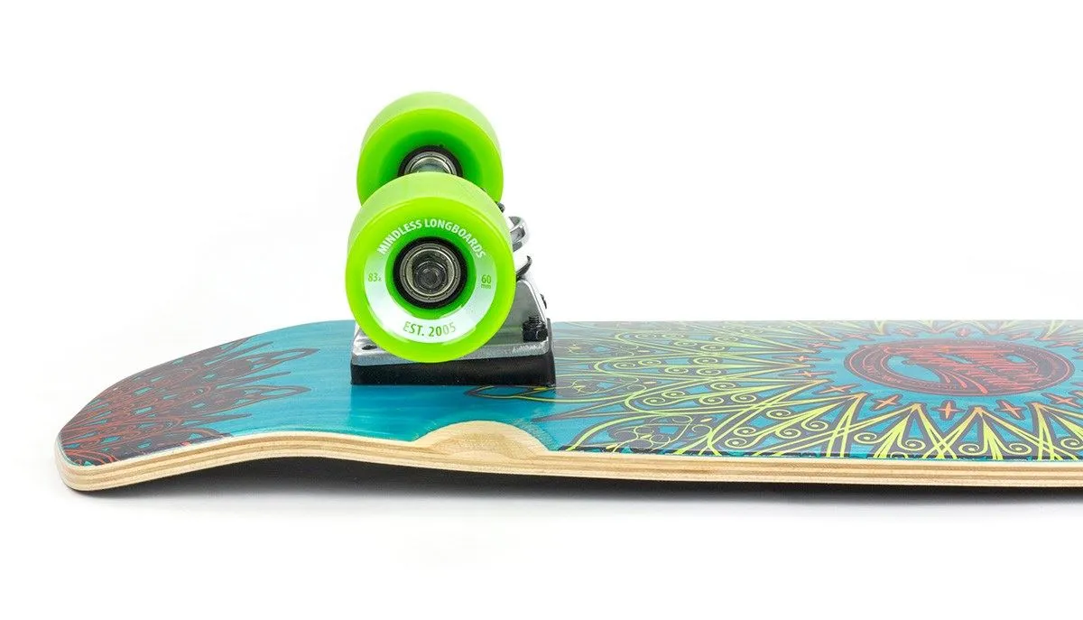 Mindless Mandala Blue Cruiser Skateboard - 8.125" x 28"