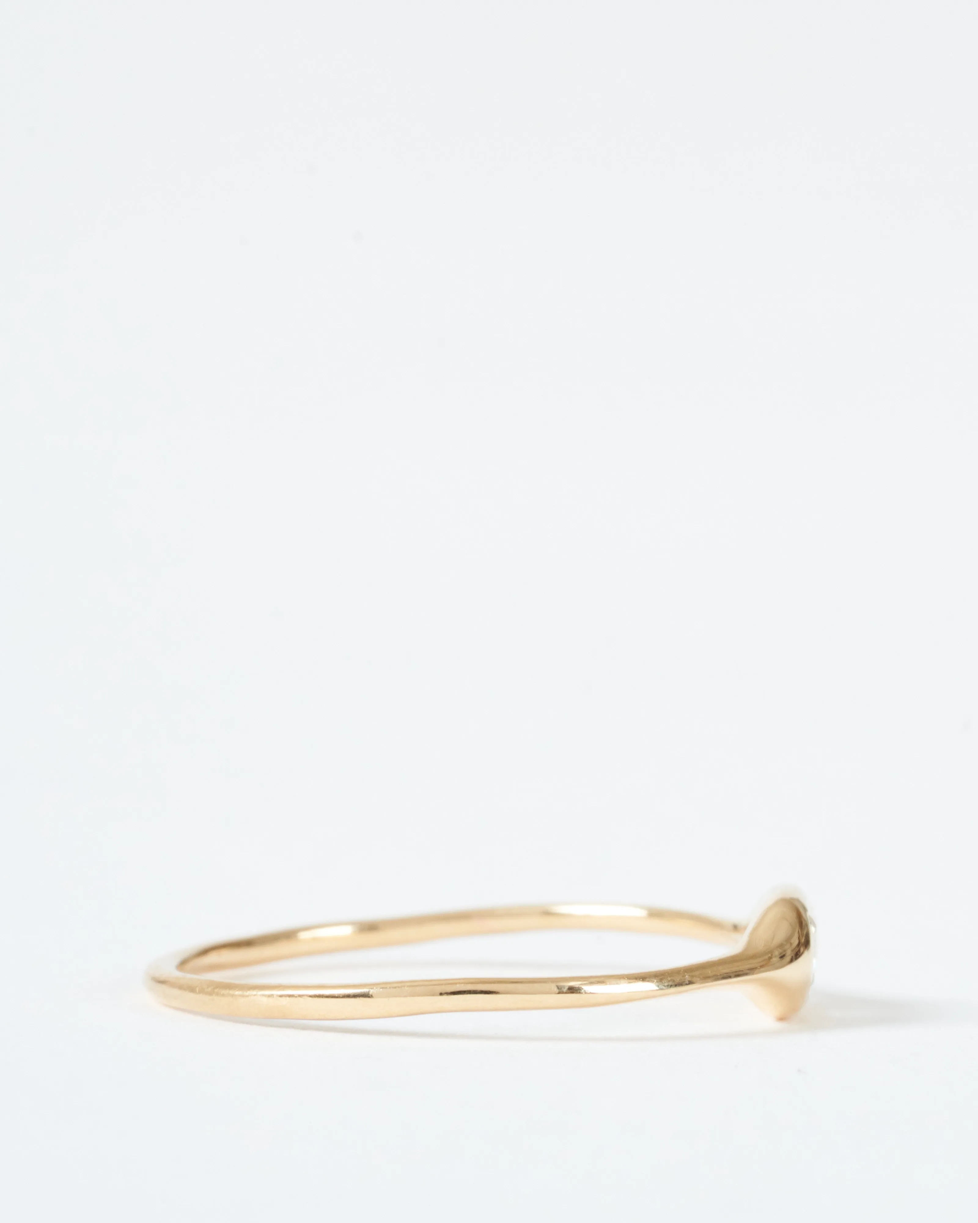 mini shape ring emerald cut
