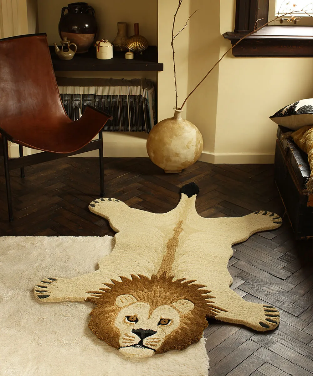 Moody Lion Rug