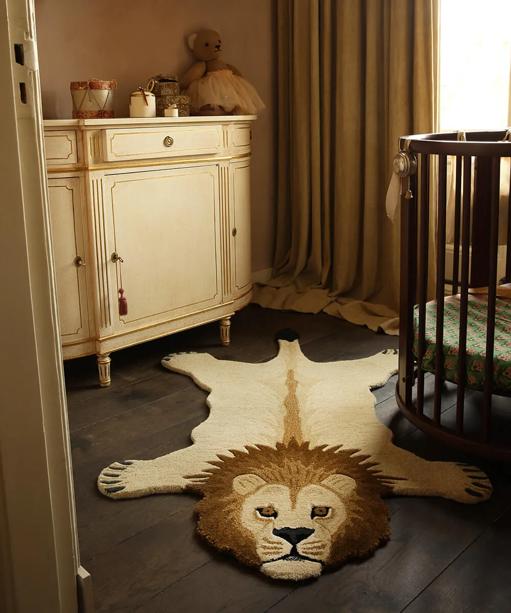 Moody Lion Rug