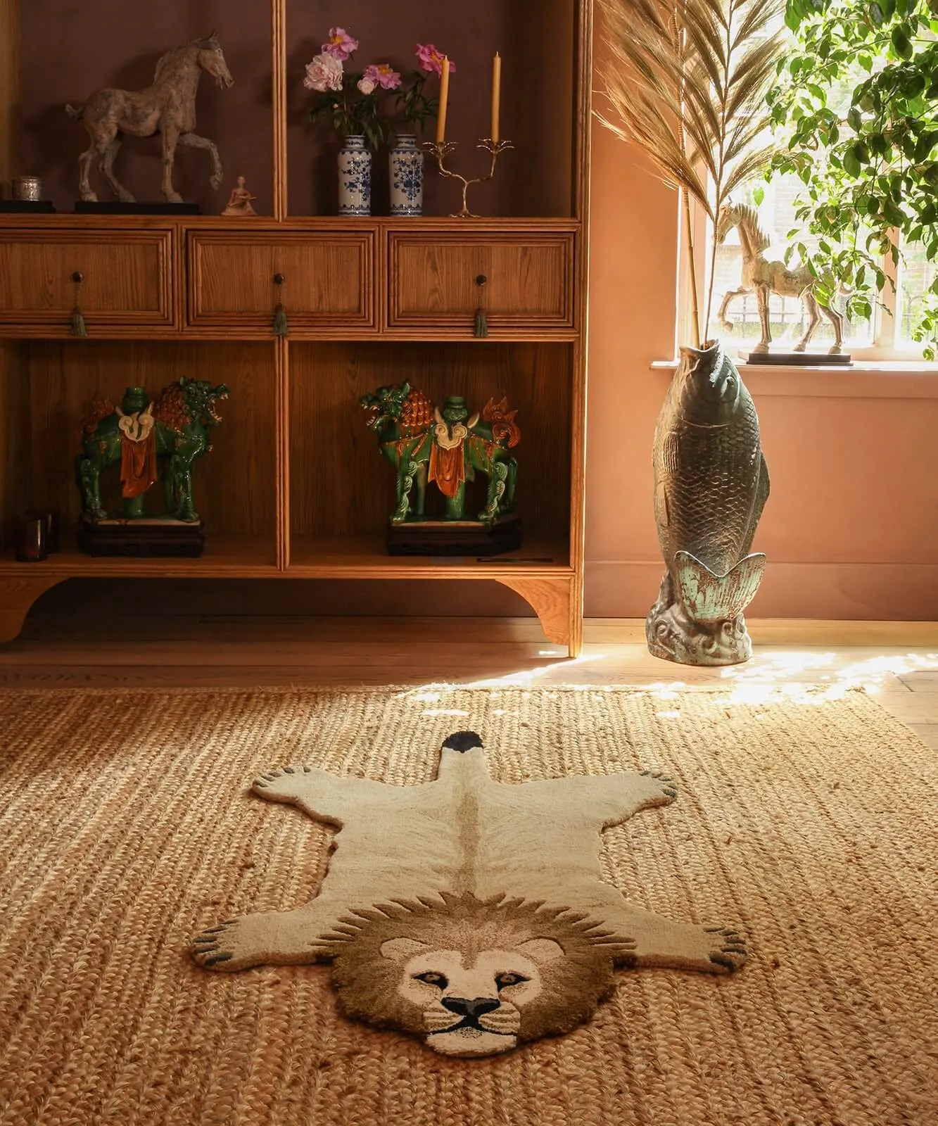 Moody Lion Rug