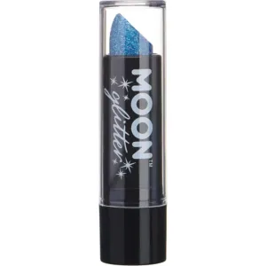 Moon Glitter Holographic Glitter Lipstick, Blue