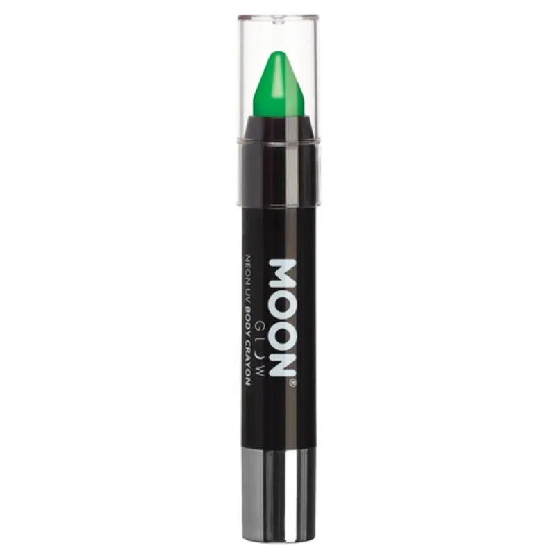 Moon Glow Intense Neon Uv Body Crayons, Green