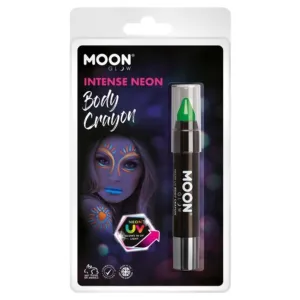 Moon Glow Intense Neon Uv Body Crayons, Green