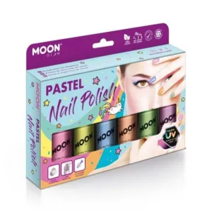 Moon Glow Pastel Neon Uv Nail Polish, Assorted