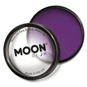 Moon Glow Pro Intense Neon Uv Cake Pot, Purple