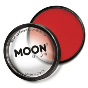 Moon Glow Pro Intense Neon Uv Cake Pot, Red