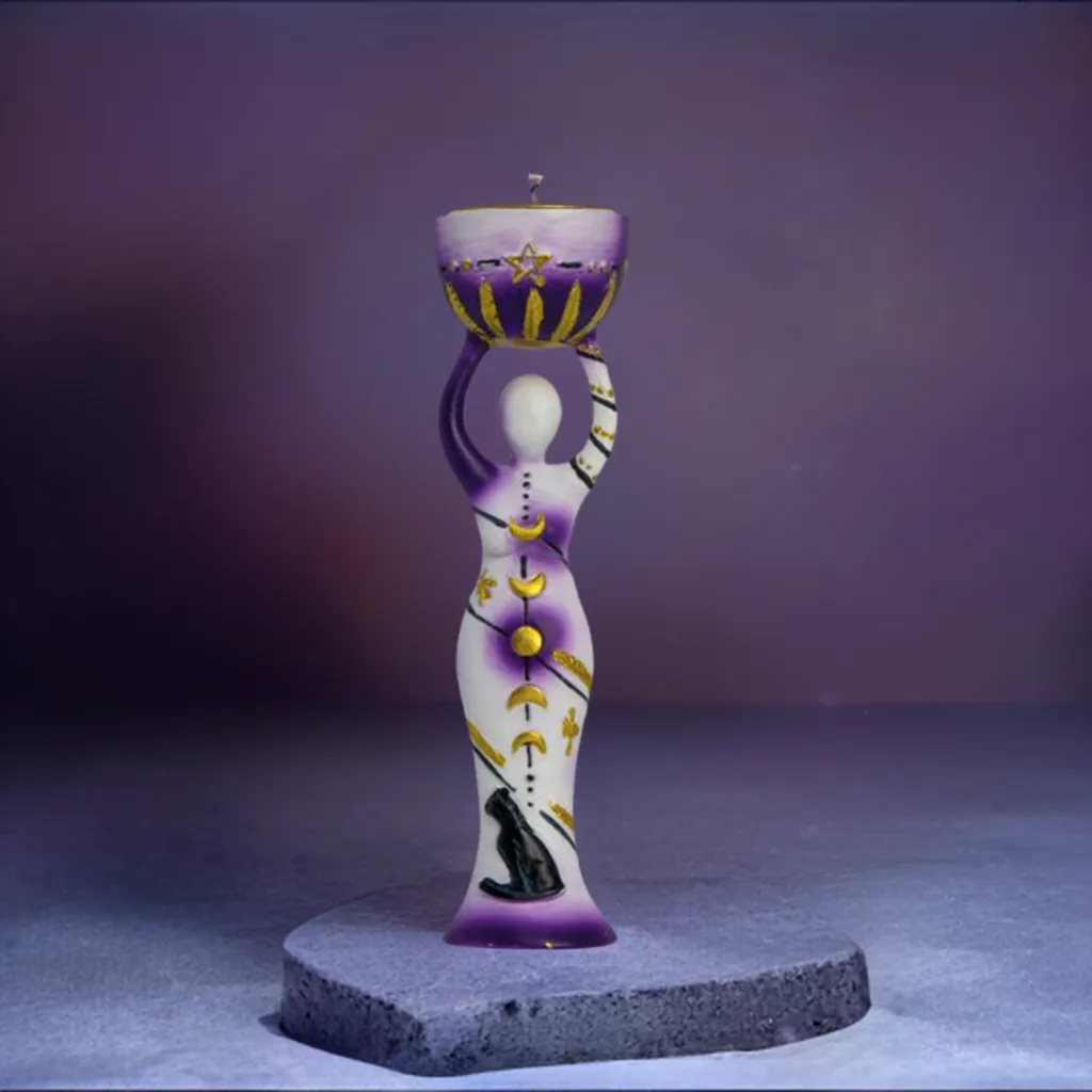 Moon Goddess T-Light Holder