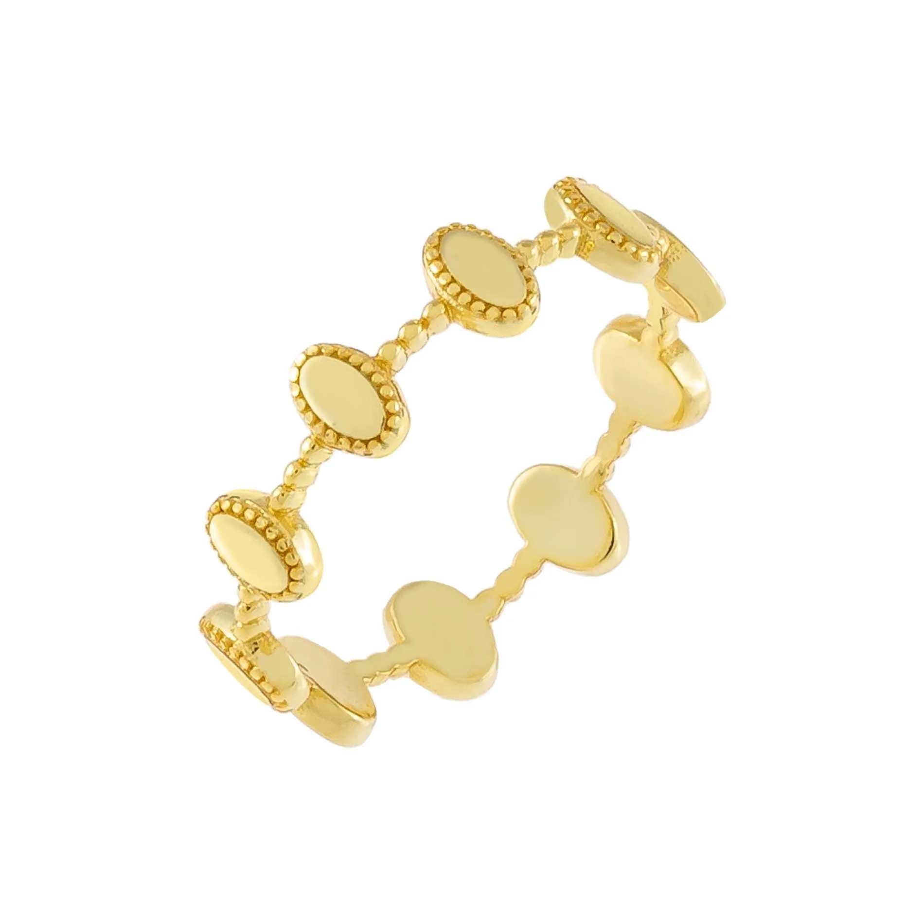 Multi Oval Beaded Ring
