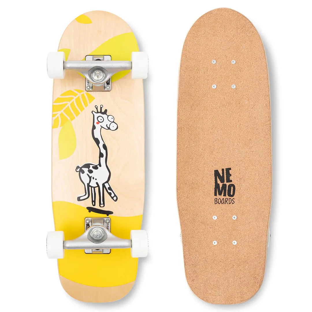 Nemo Boards Korkgrip Giraffe Nature Kid's Skateboard