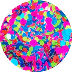 Neon-Fetti Glitter Mix