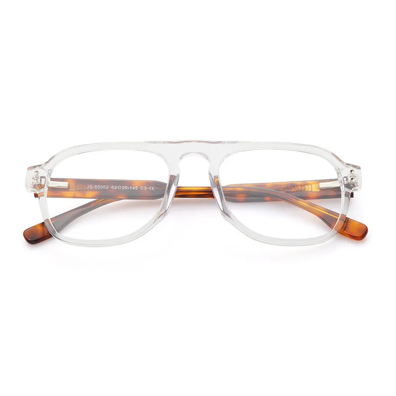 New plate frame retro glasses large frame 60002