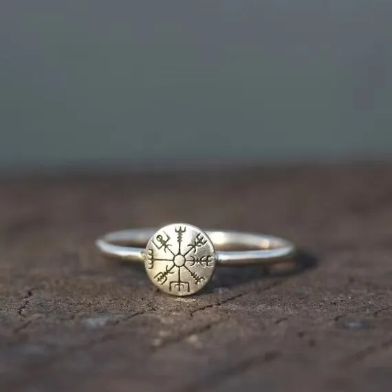 Odin Norse Viking Amulet Rune Retro Rings