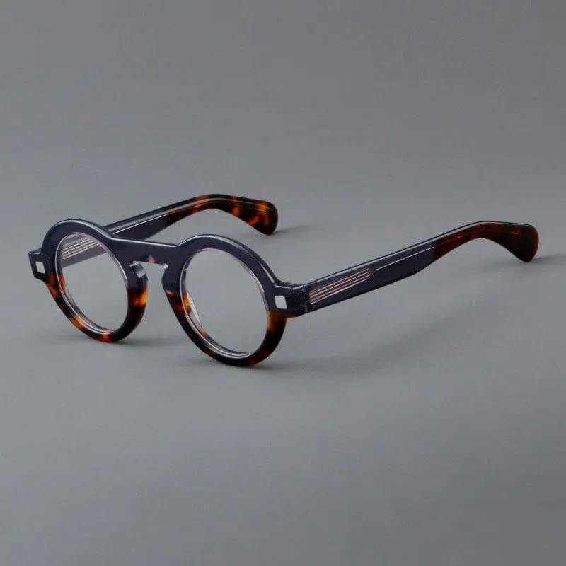 Odo Acetate Round Retro Glasses Frame