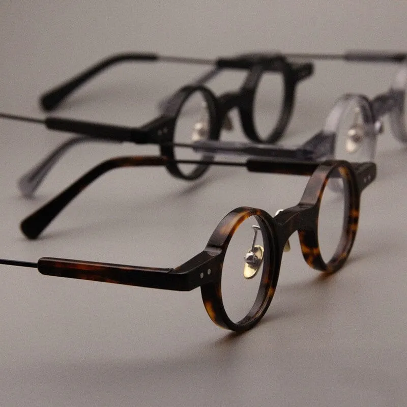 Orlin Retro Small Round Glasses Frame