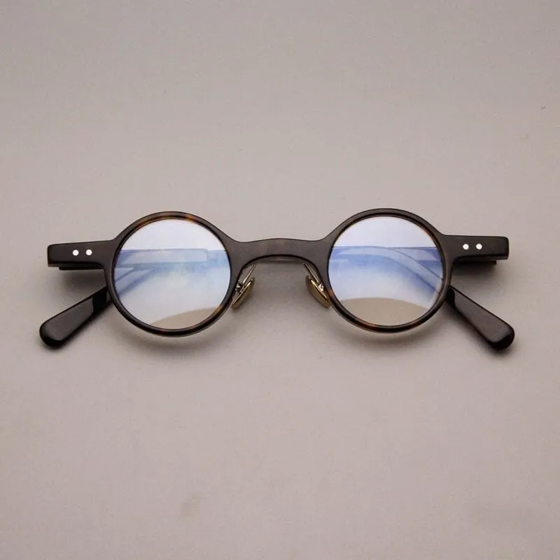 Orlin Retro Small Round Glasses Frame
