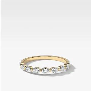 Oval Interstellar Wedding Band