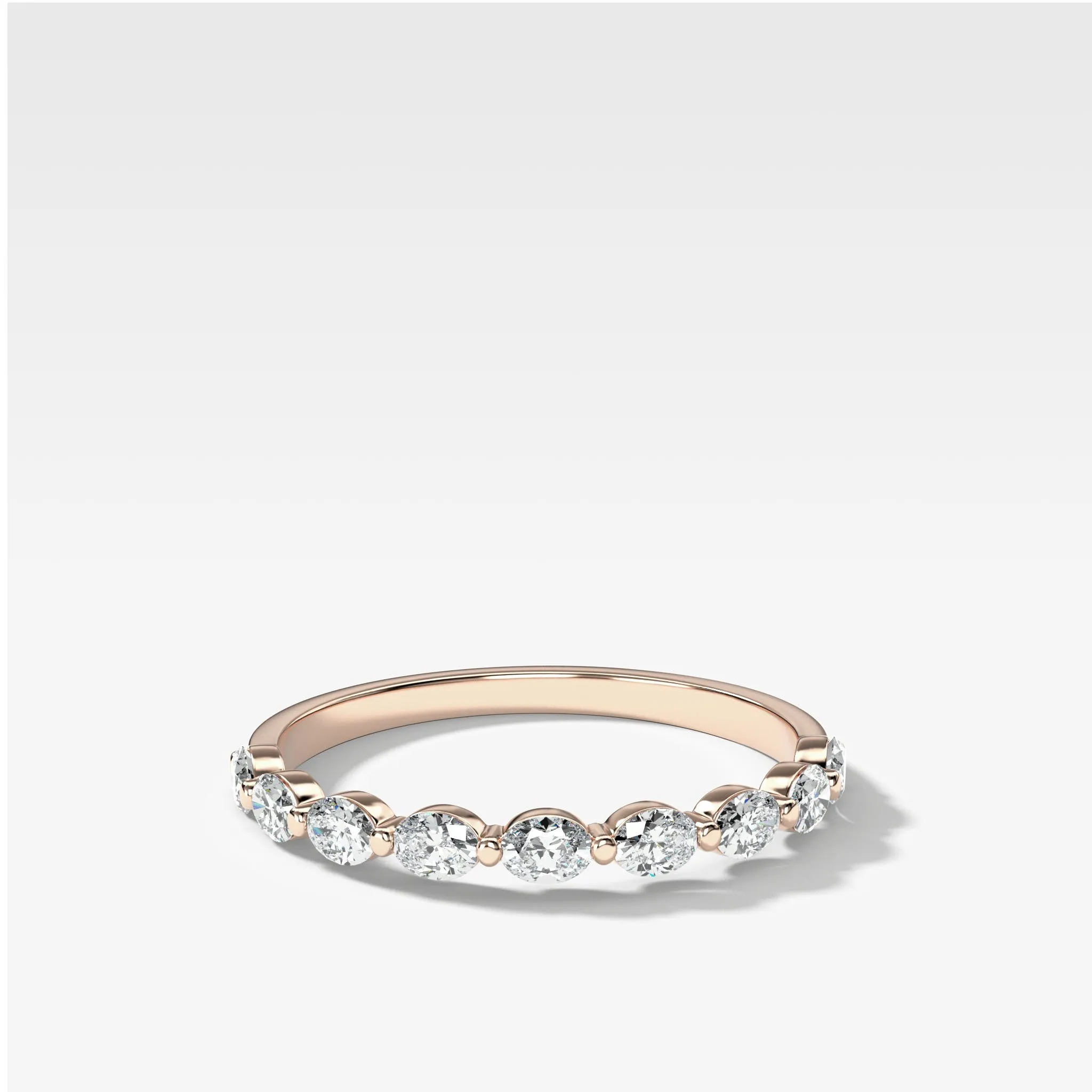 Oval Interstellar Wedding Band