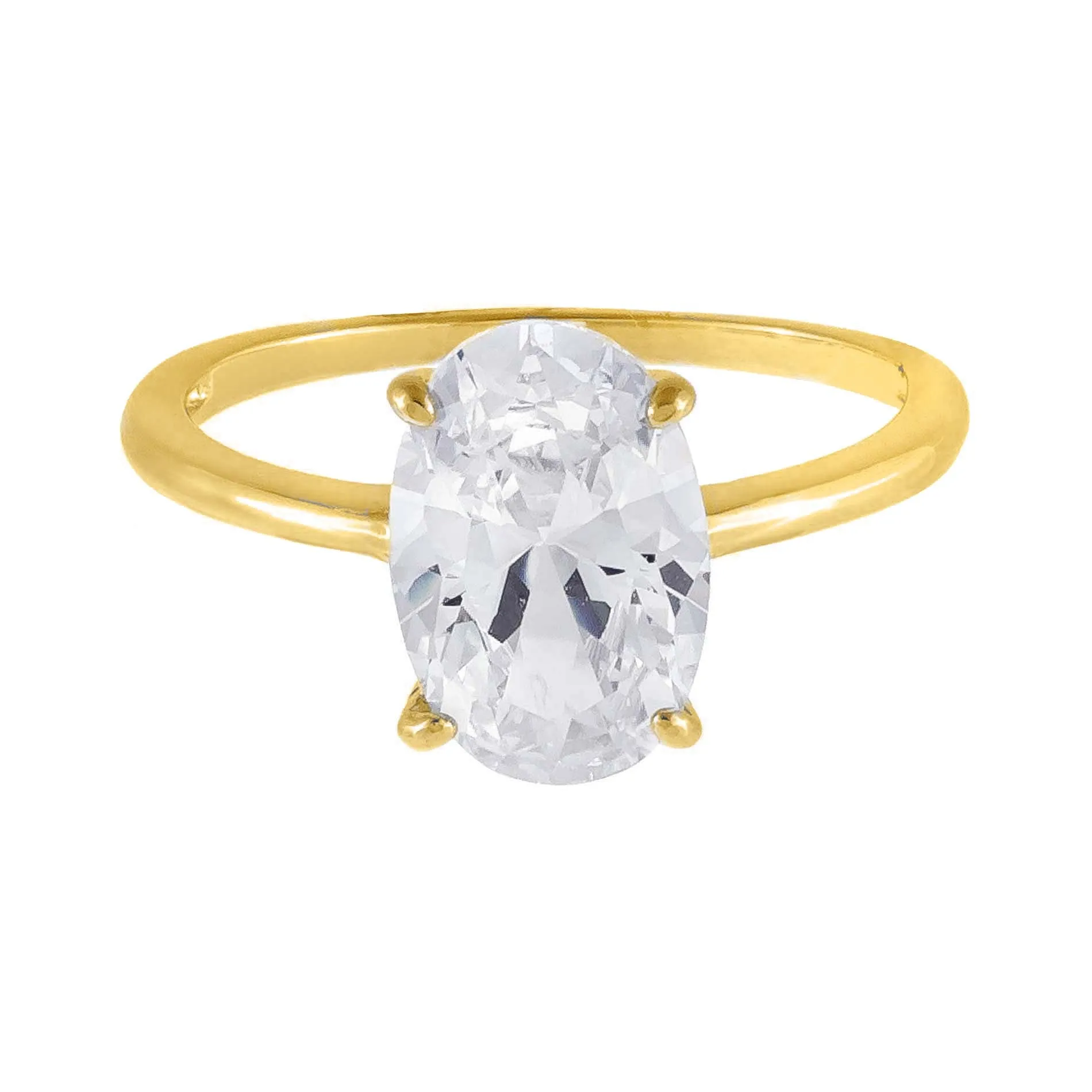 Oval Thin Travel Ring