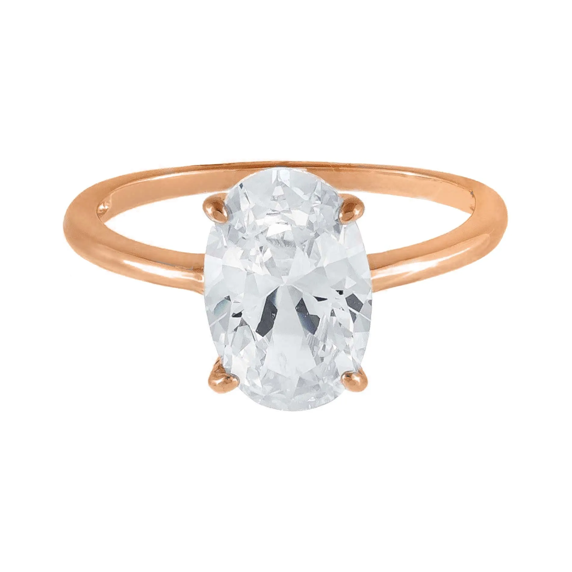 Oval Thin Travel Ring