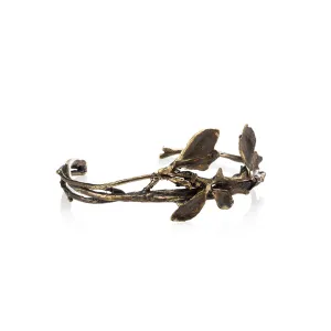 Oxidized Budding Floral Bracelet