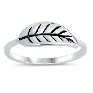 Oxidized Leaf Tree Nature Boho Ring New .925 Sterling Silver Band Sizes 4-10