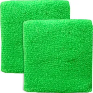 Pair of Neon Green Sweat Bands