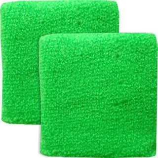 Pair of Neon Green Sweat Bands