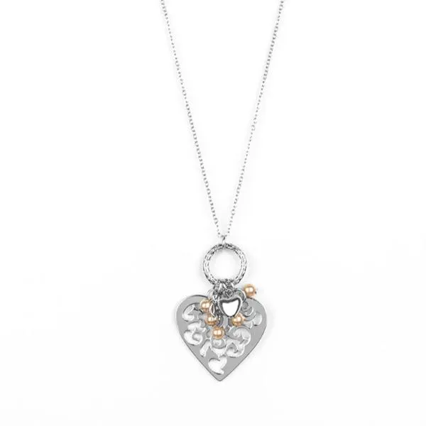 Paparazzi Romeo Romance - Brown Heart Necklace & Earrings Set