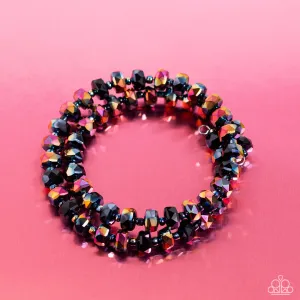 Paparazzi Seriously Stellar - Black Coil Bracelet