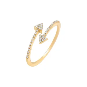 Pavé Arrow Wrap Ring