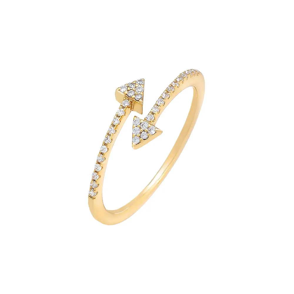 Pavé Arrow Wrap Ring