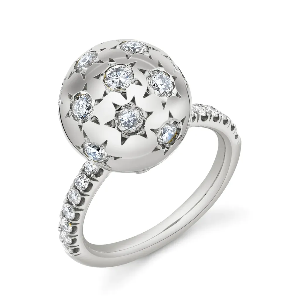 Pavé Diamond Ethel Ring