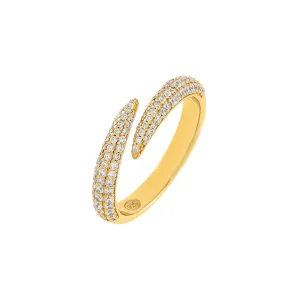 Pavé Endless Wrap Ring