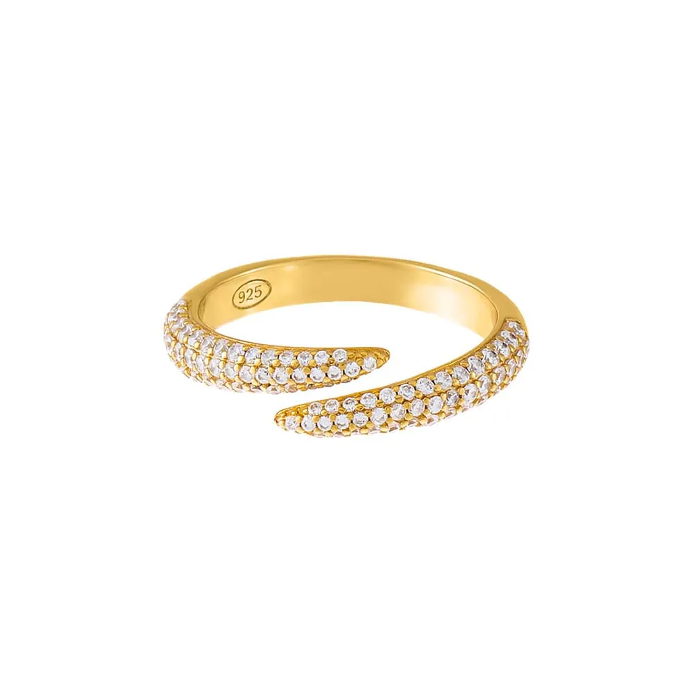 Pavé Endless Wrap Ring