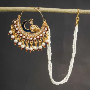 Peacock Ethnic Bridal Nath