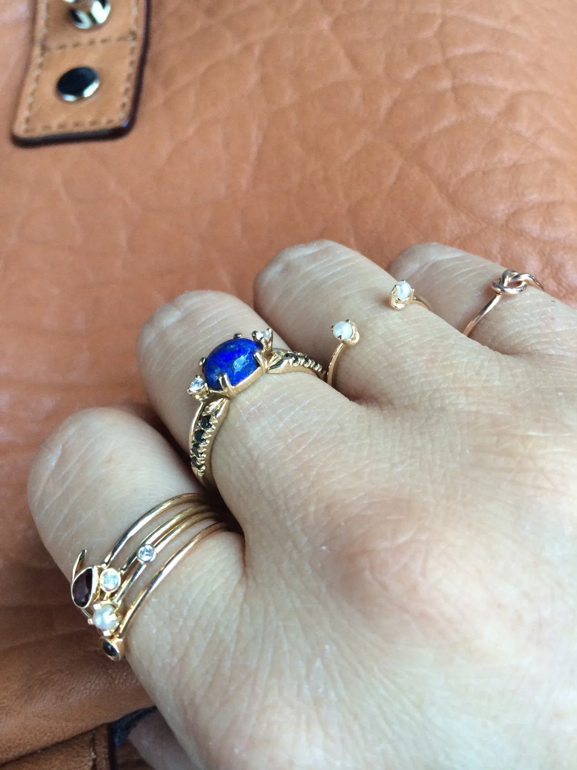 Pearl Duet Ring - Small