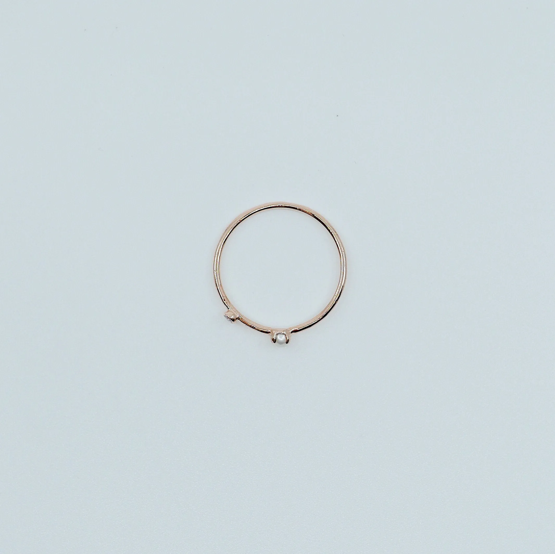 Pearl Duet Ring - Small