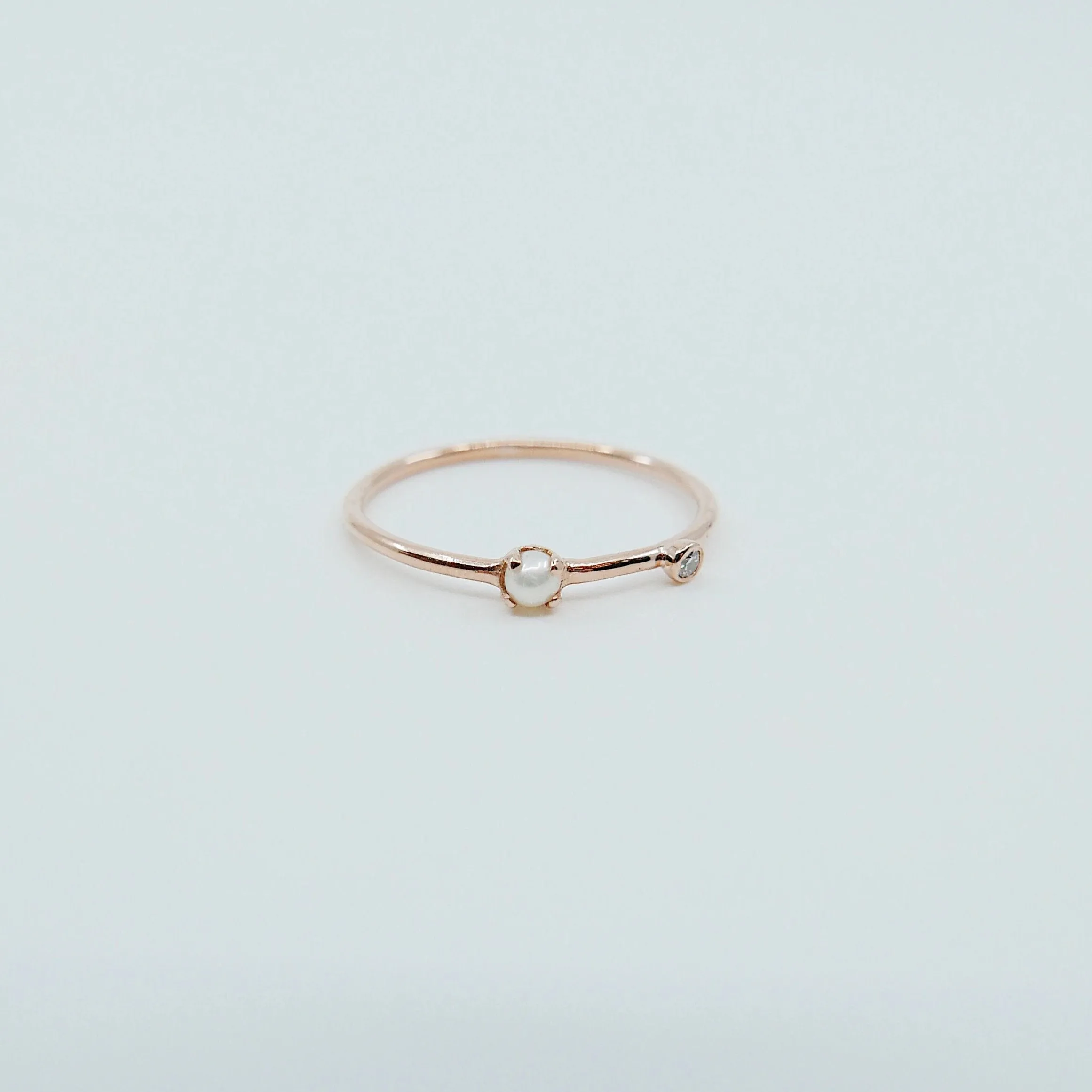 Pearl Duet Ring - Small