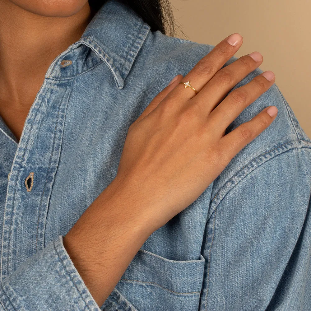 Pearl Starburst Ring