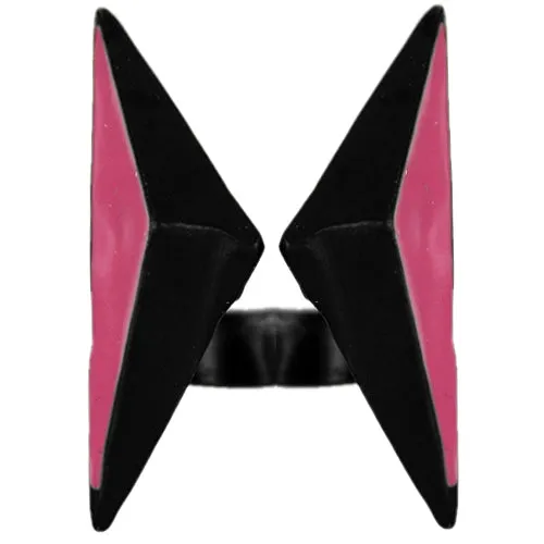 Pink Retro Cuff Ring