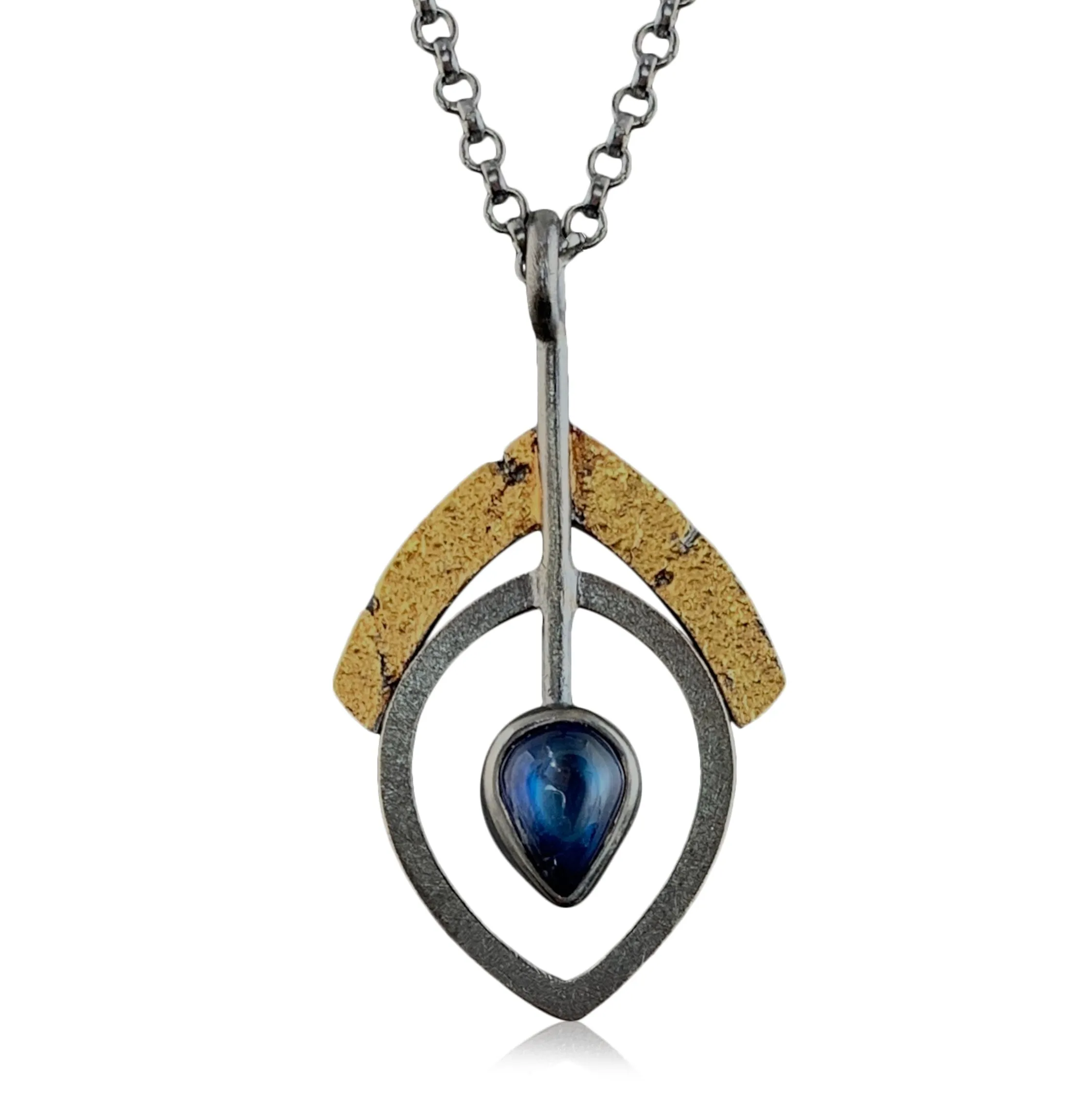 Pinnacle Leaf Pendant - Moonstone